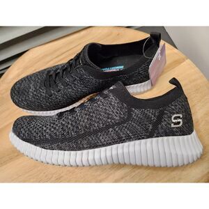 S Sport by Skechers black memory foam no-tie shoes womens 8.5